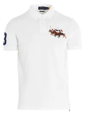 Polo Ralph Lauren Triple Pony Embroidered Polo Shirt