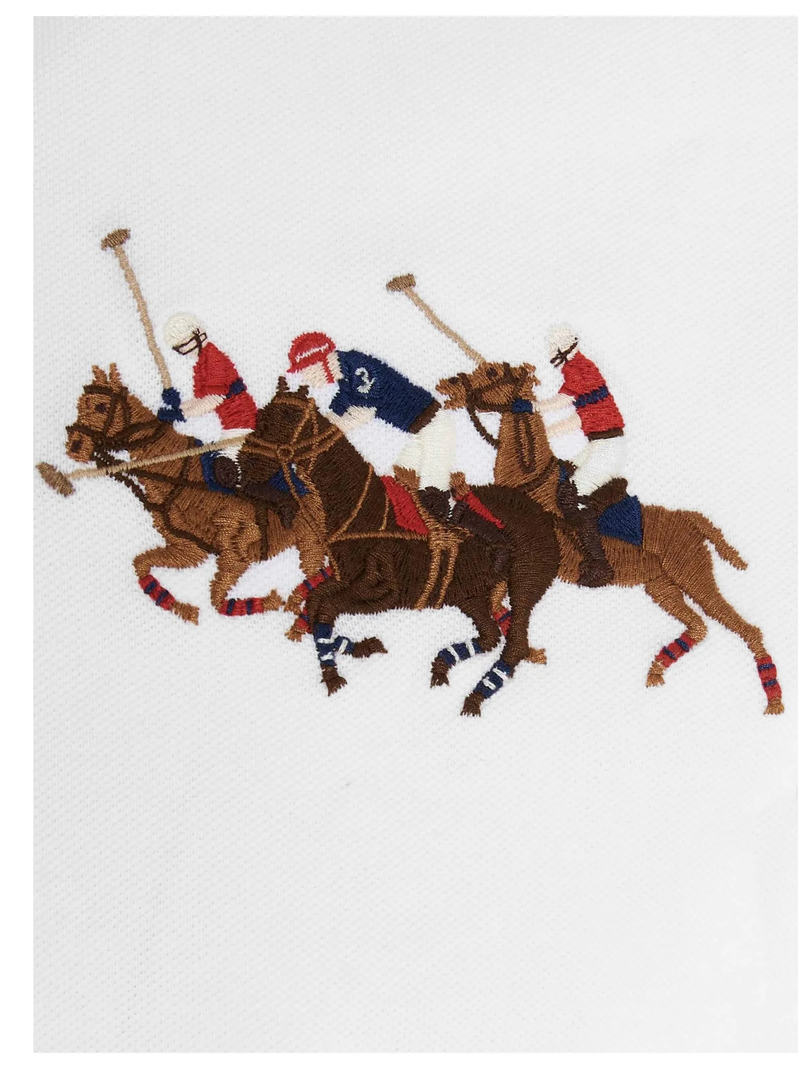 Polo Ralph Lauren Triple Pony Embroidered Polo Shirt