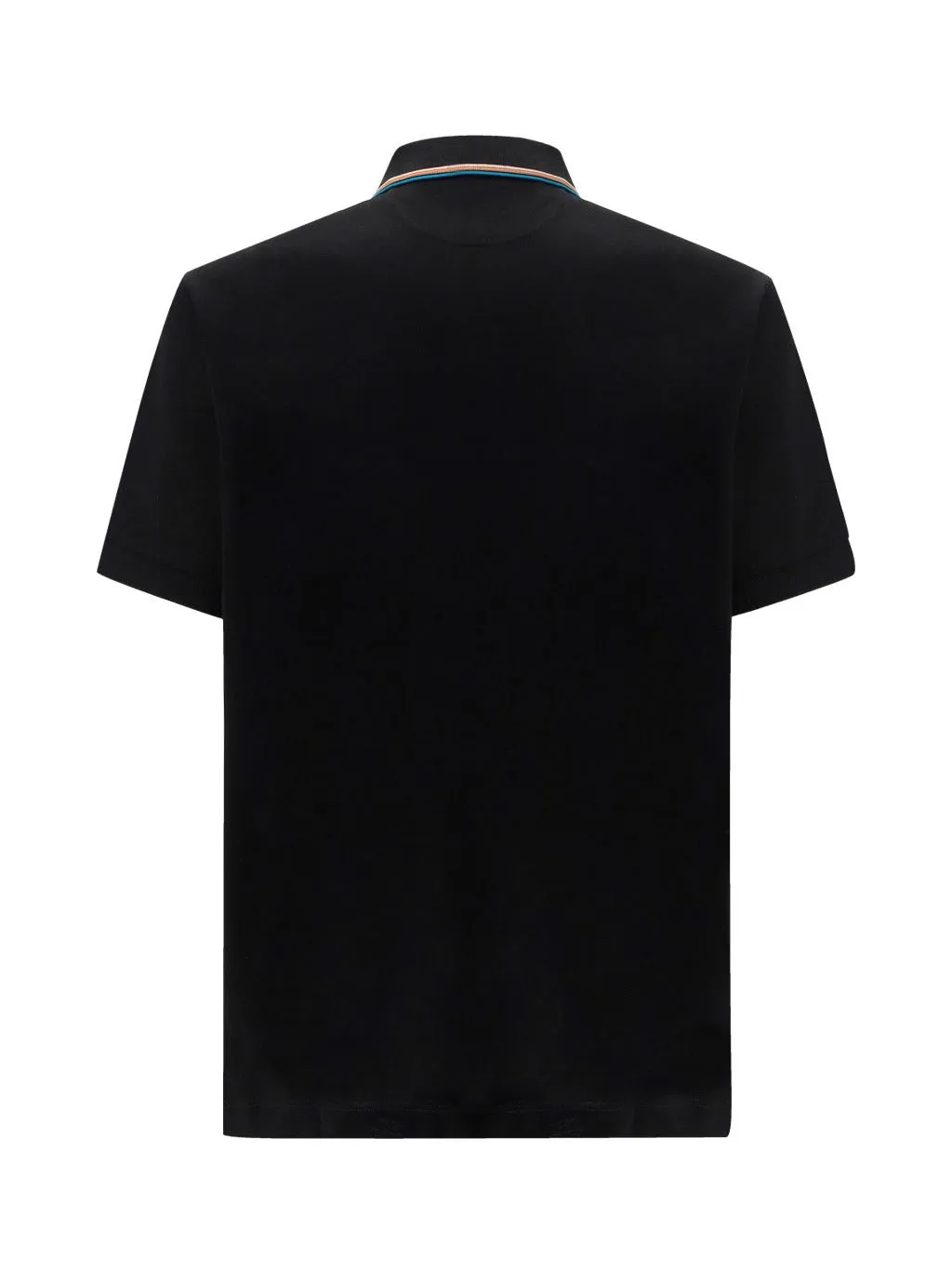 PS Paul Smith Rainbow Stripe-Trim Polo Shirt