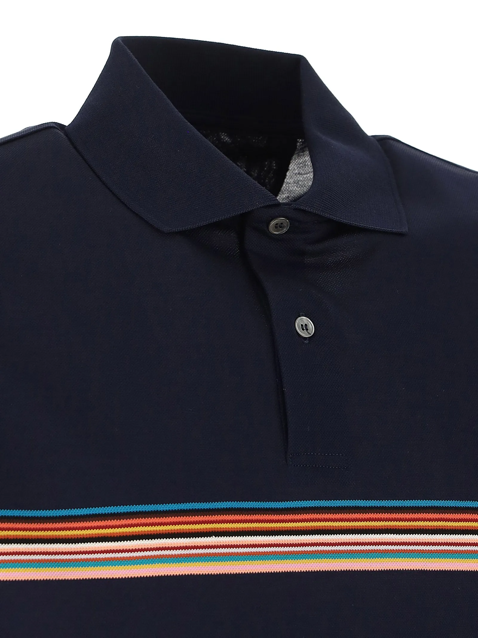 PS Paul Smith Signature Stripe Short-Sleeved Polo Shirt