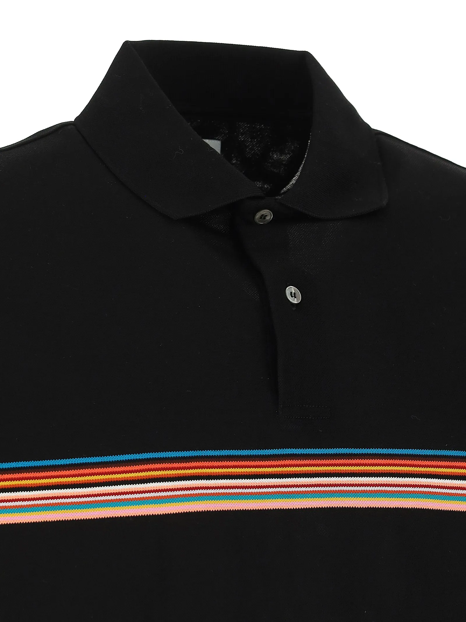 PS Paul Smith Signature Stripe Short-Sleeved Polo Shirt
