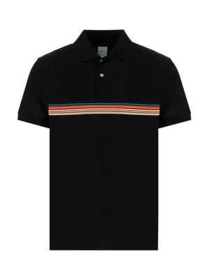 PS Paul Smith Signature Stripe Short-Sleeved Polo Shirt