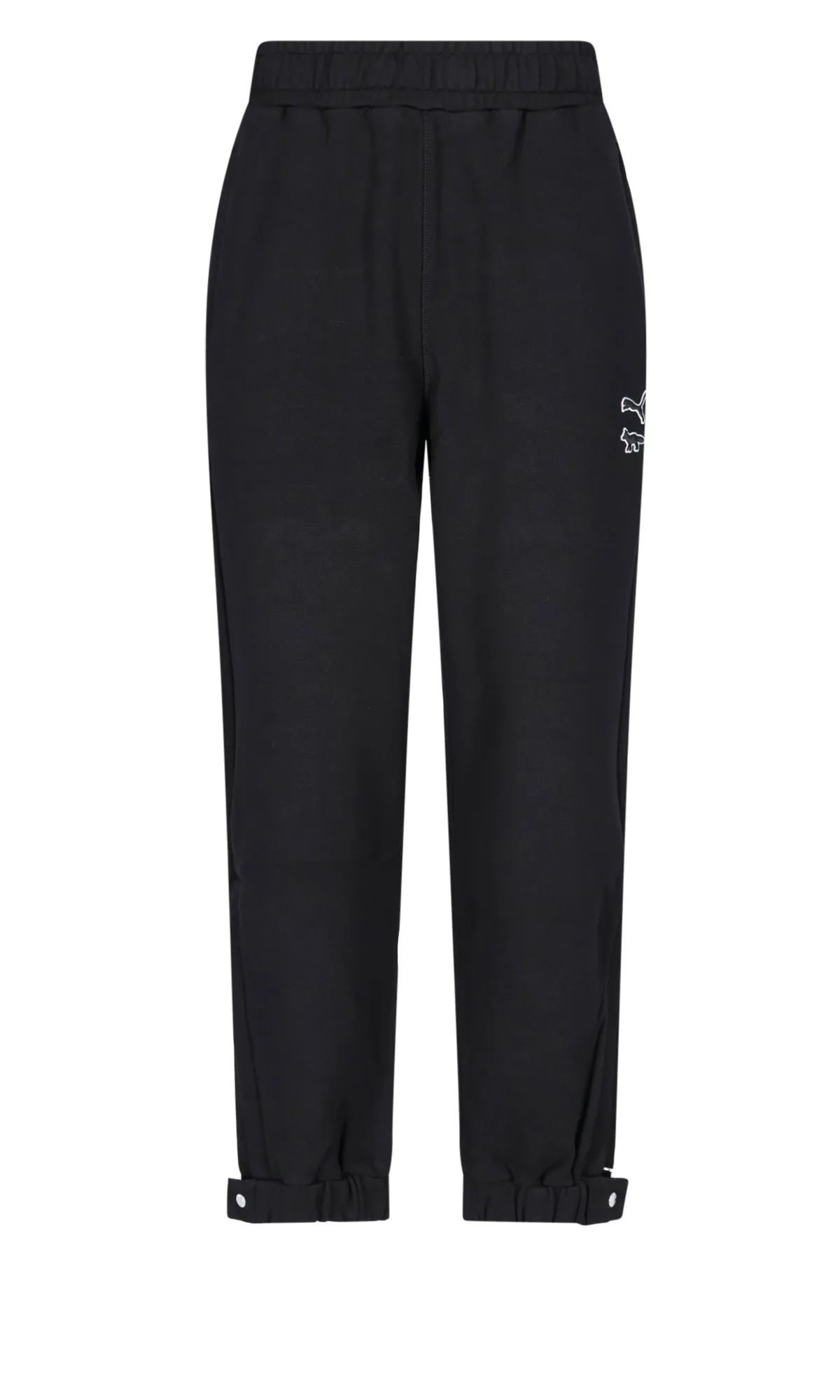 Puma X Maison Kitsun Logo Embroidered Sweatpants