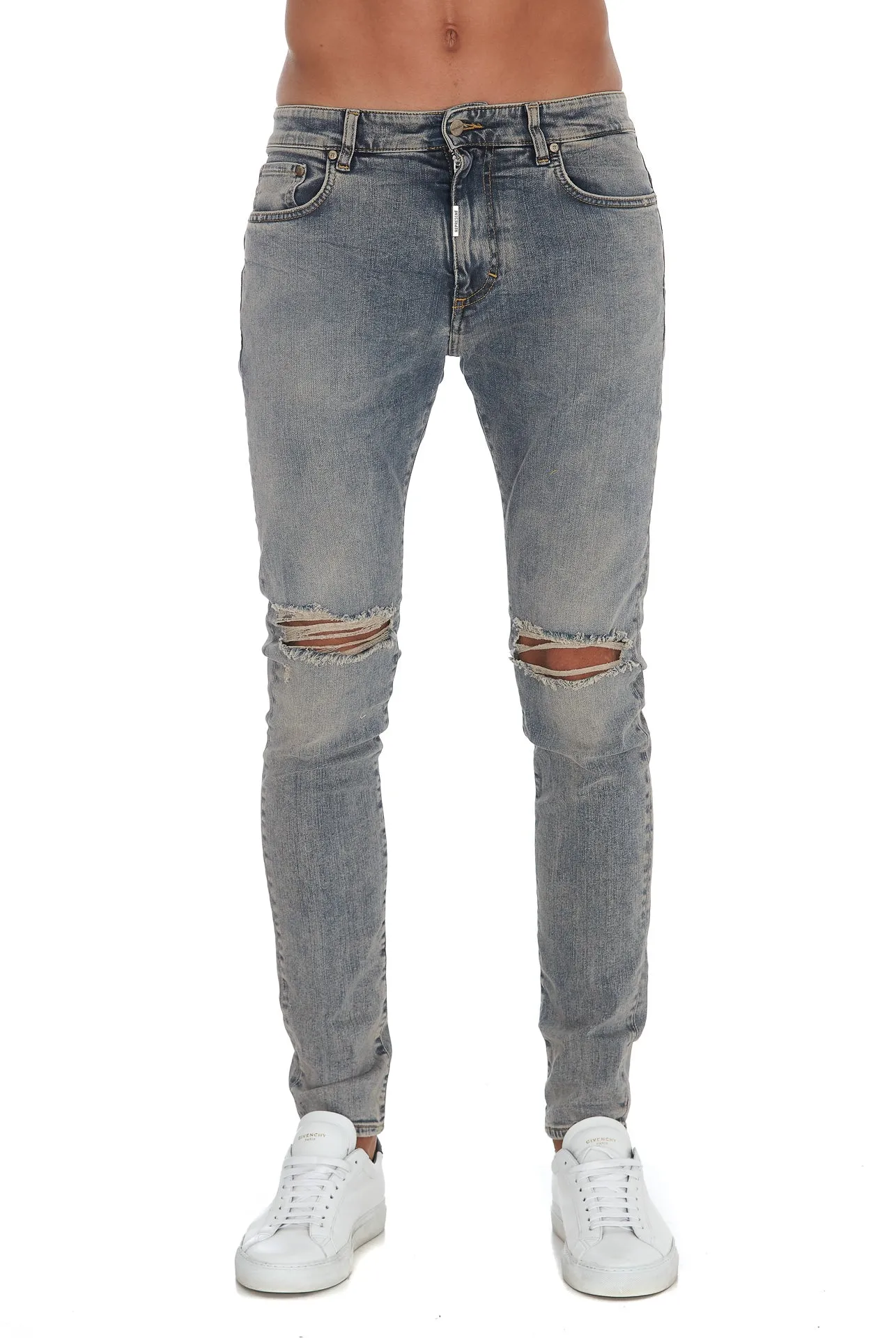 Represent Destroyed Skinny Jeans