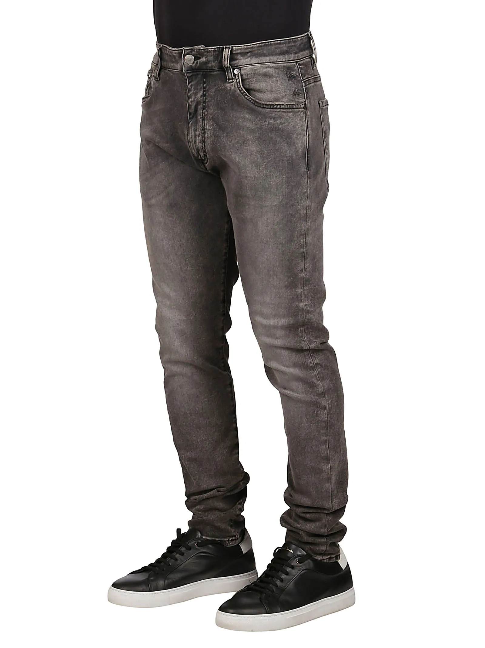 Represent Distressed Essential Skinny Jeans