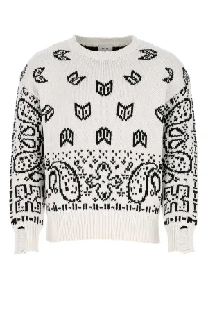 Rhude Paisley Printed Knit Sweater