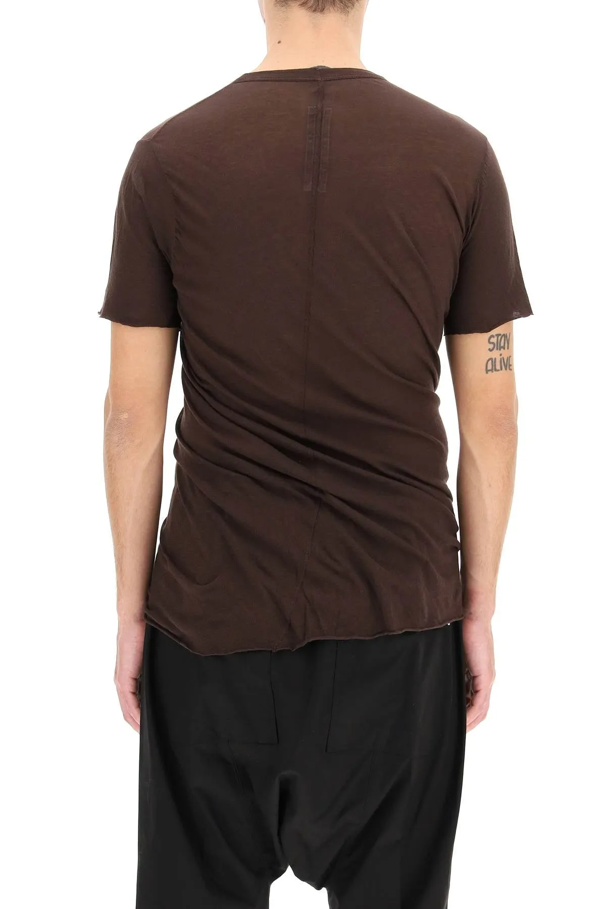 Rick Owens Crewneck Slim Fit T-Shirt