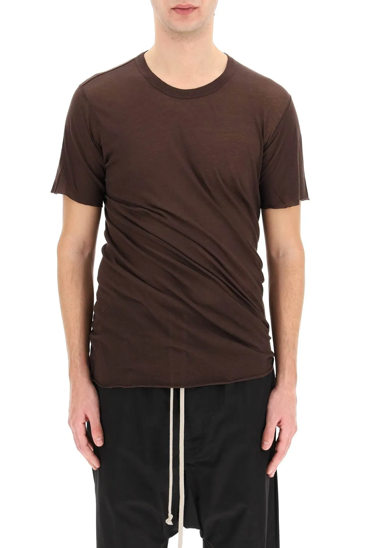 Rick Owens Crewneck Slim Fit T-Shirt