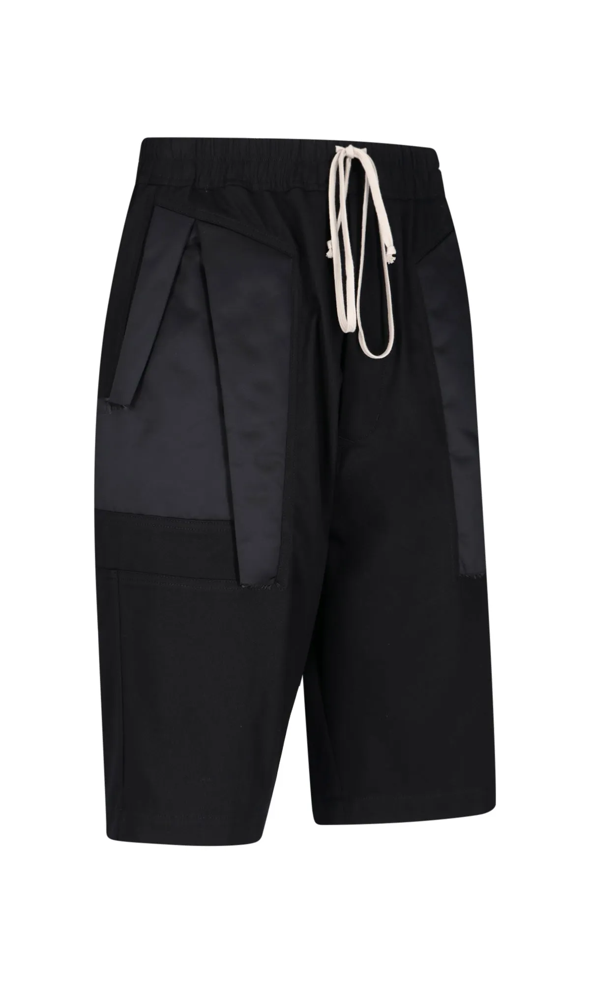 Rick Owens Drawstring Straight Cut Shorts