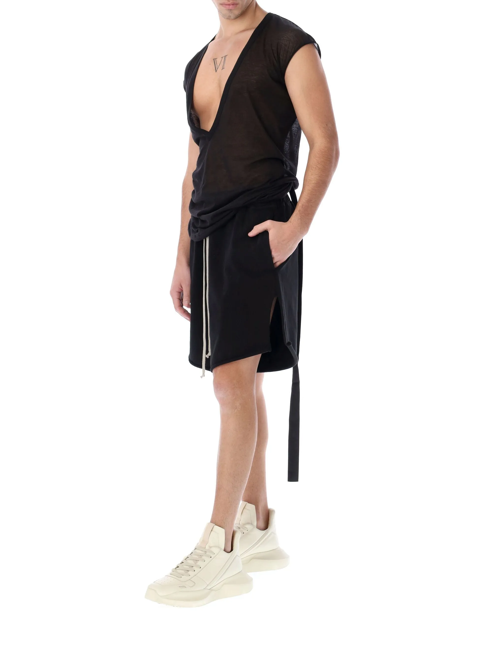 Rick Owens DRKSHDW Knee-Length Drawstring Shorts