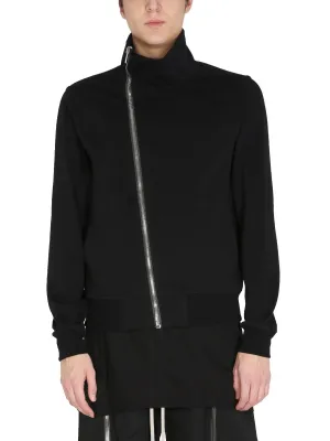 Rick Owens Off-Centre Zipped Jacket