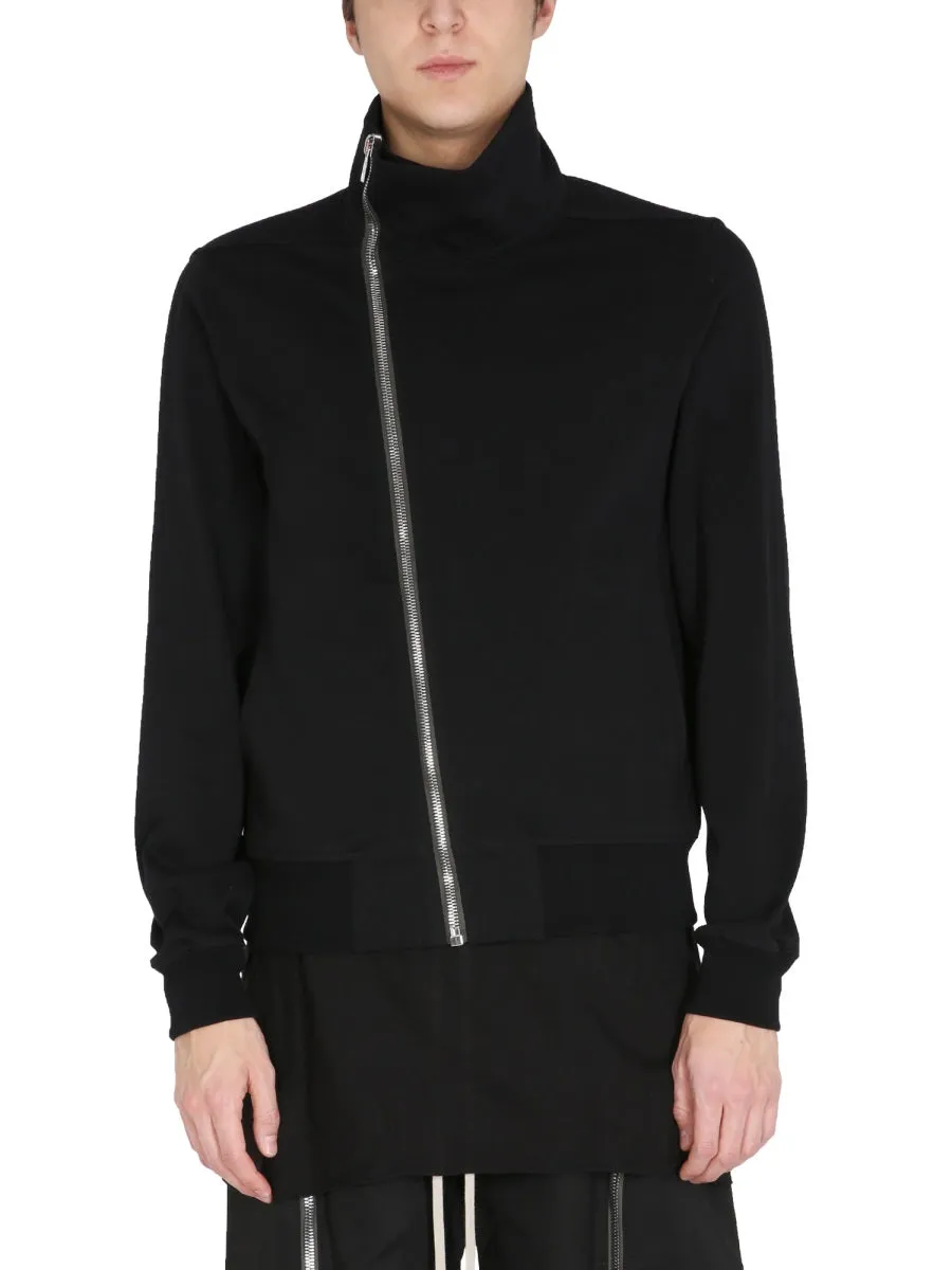 Rick Owens Off-Centre Zipped Jacket