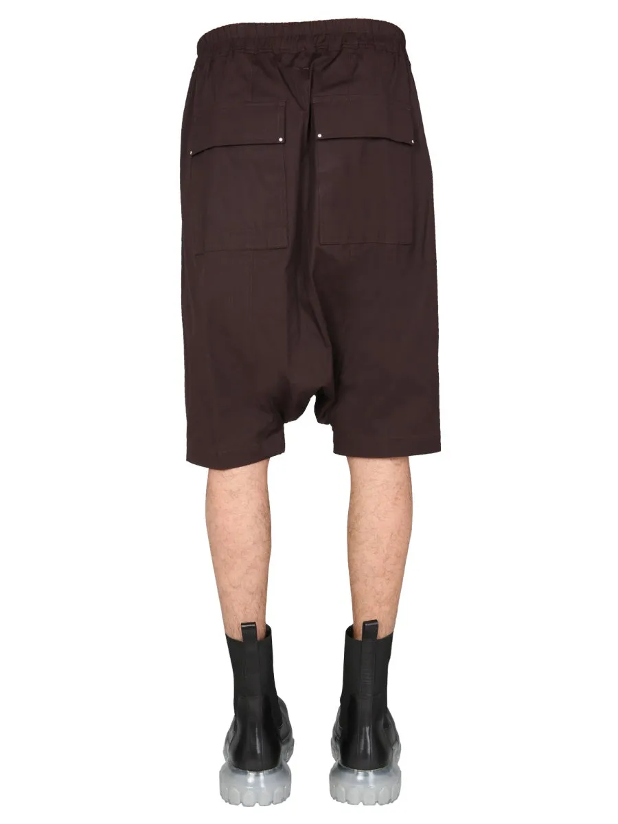 Rick Owens Rick's Pods Baggy Fit Shorts