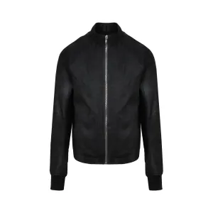 Rick Owens Zip-Up Leather Jacket