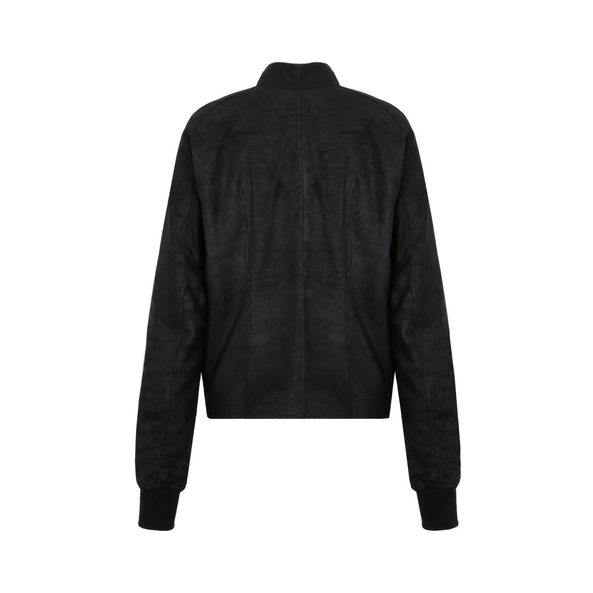 Rick Owens Zip-Up Leather Jacket