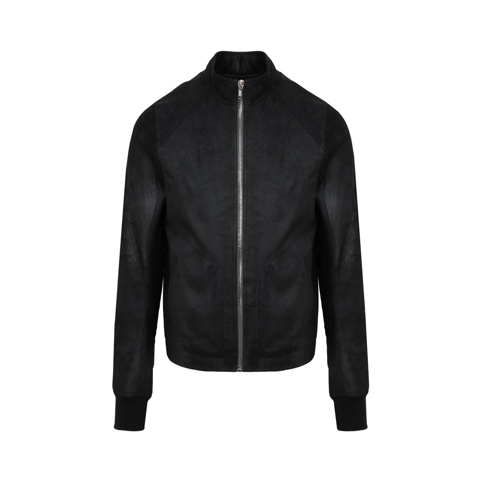 Rick Owens Zip-Up Leather Jacket