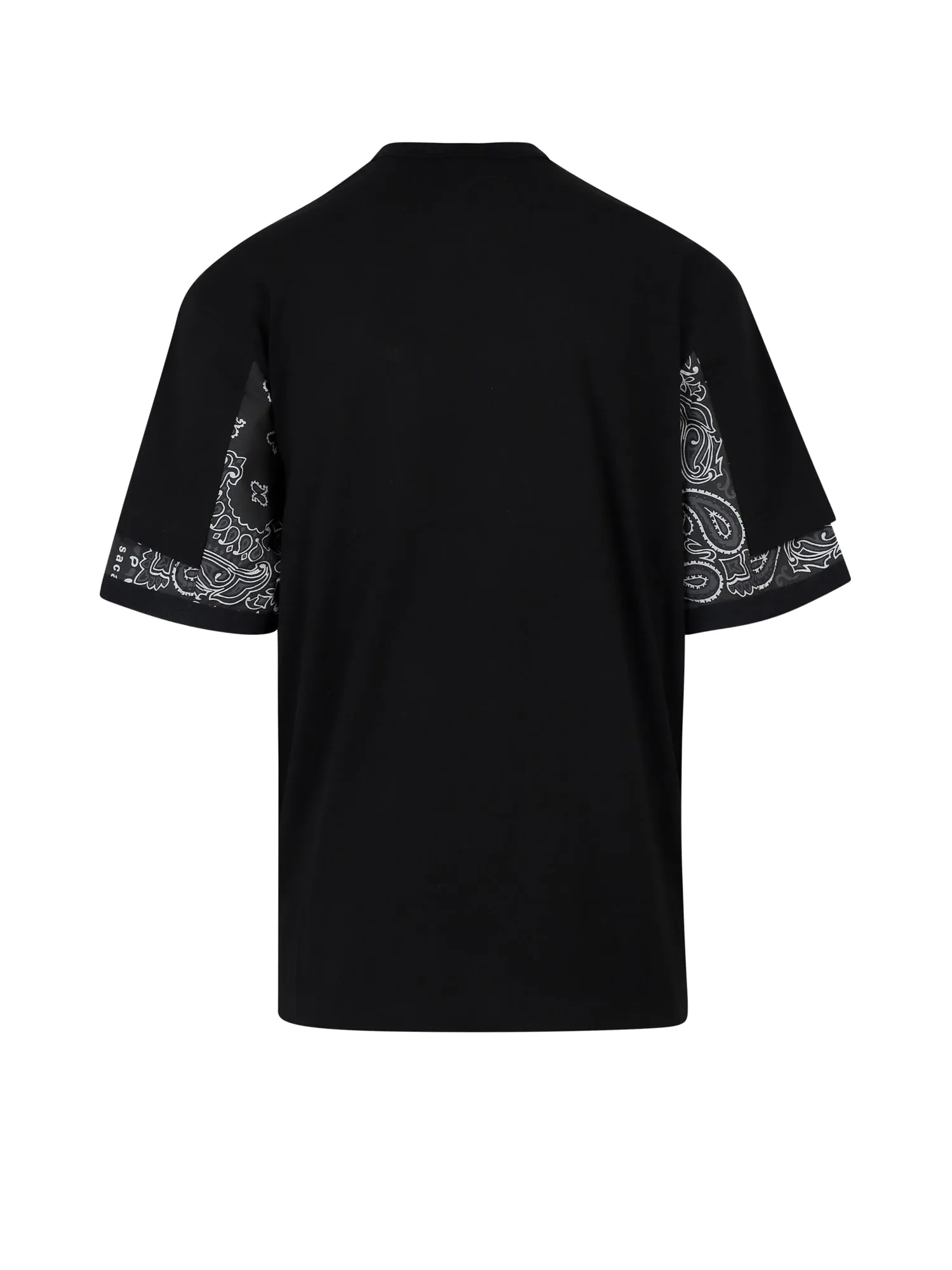 Sacai Bandana Printed Crewneck T-Shirt