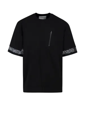Sacai Bandana Printed Crewneck T-Shirt