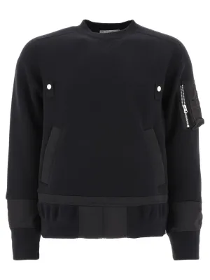 Sacai Zip-Up Long-Sleeved Bomber Jacket