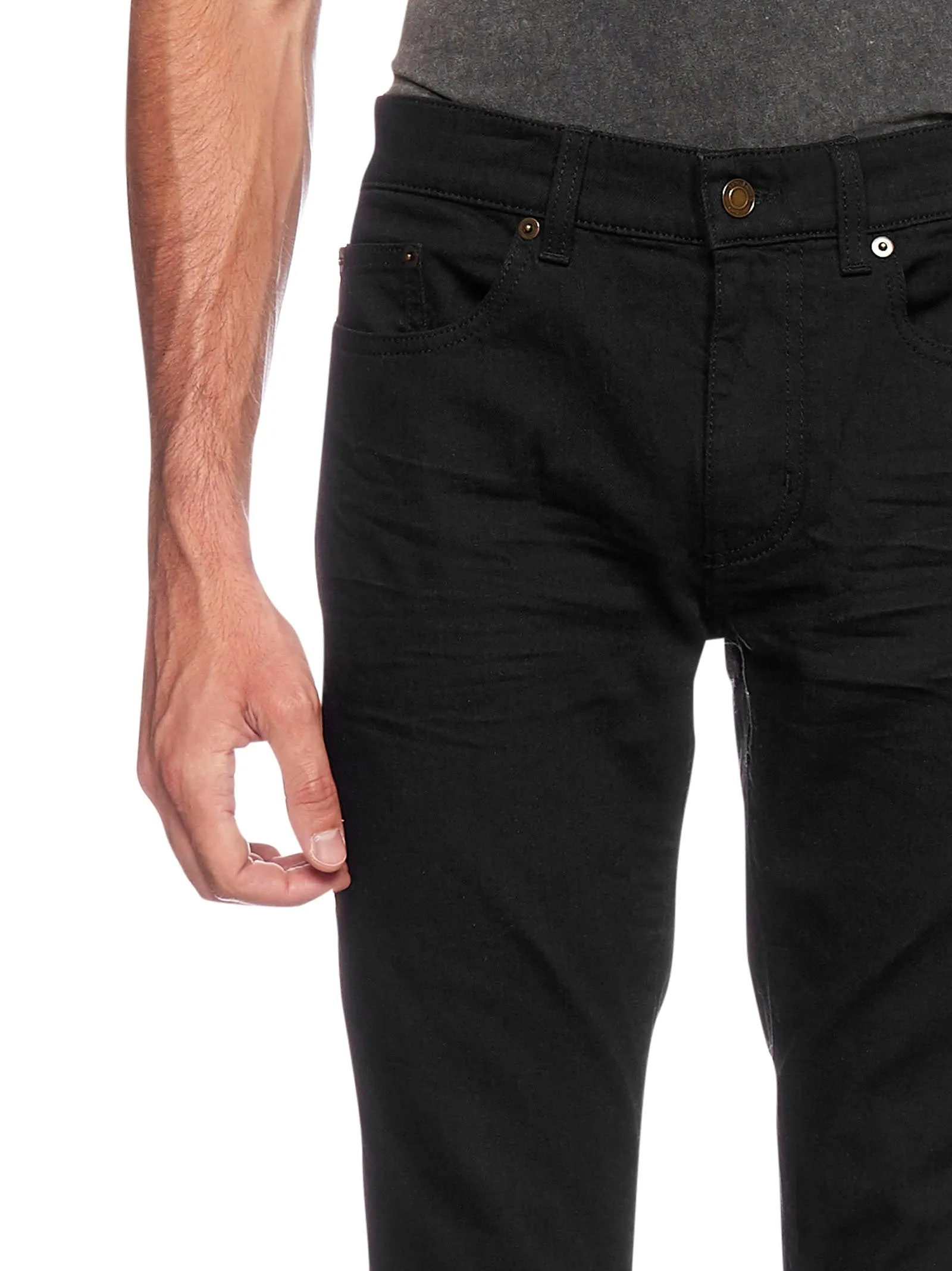 Saint Laurent Buttoned Skinny Jeans