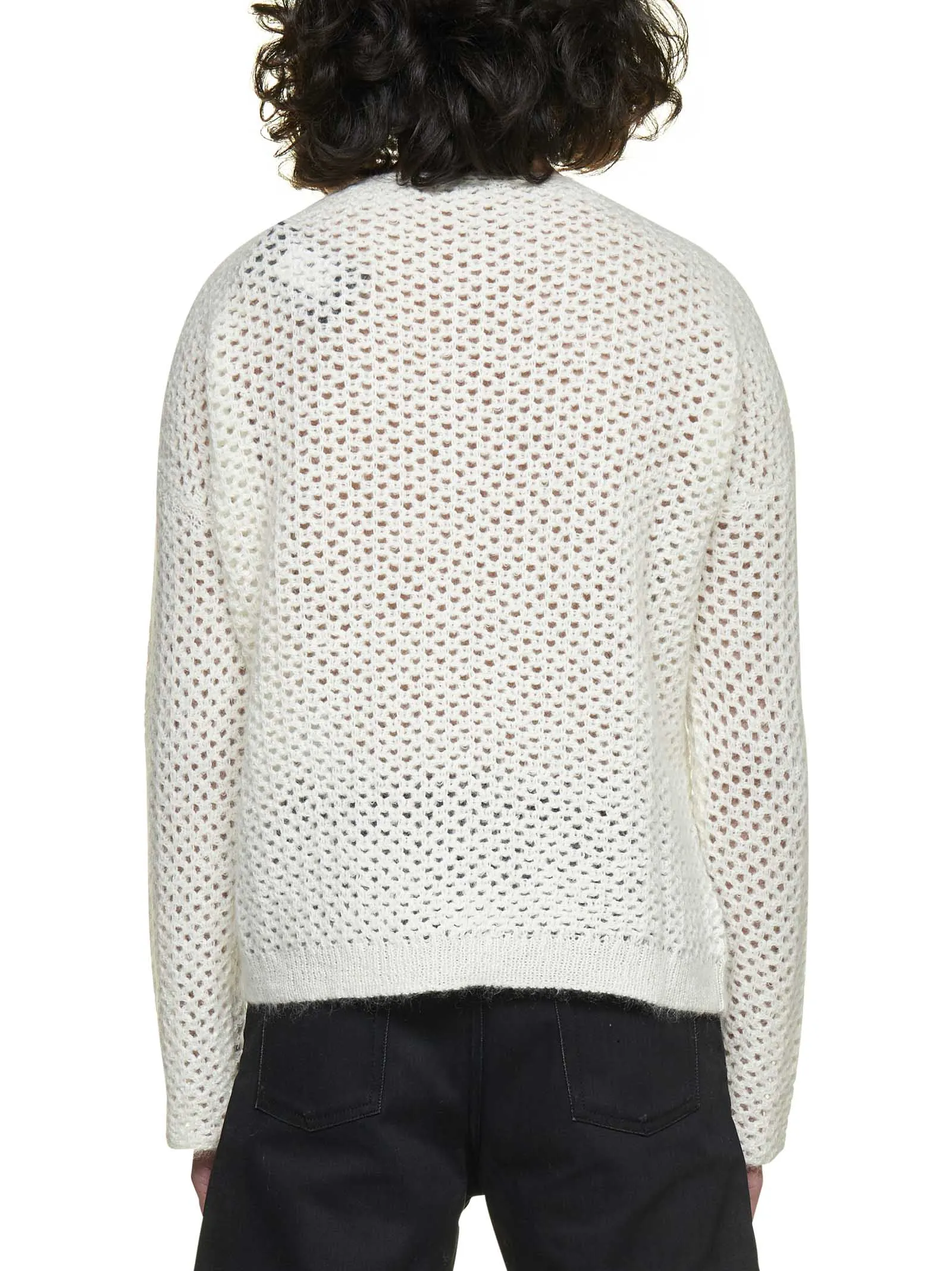 Saint Laurent Lace-Up Drawstring Sweater