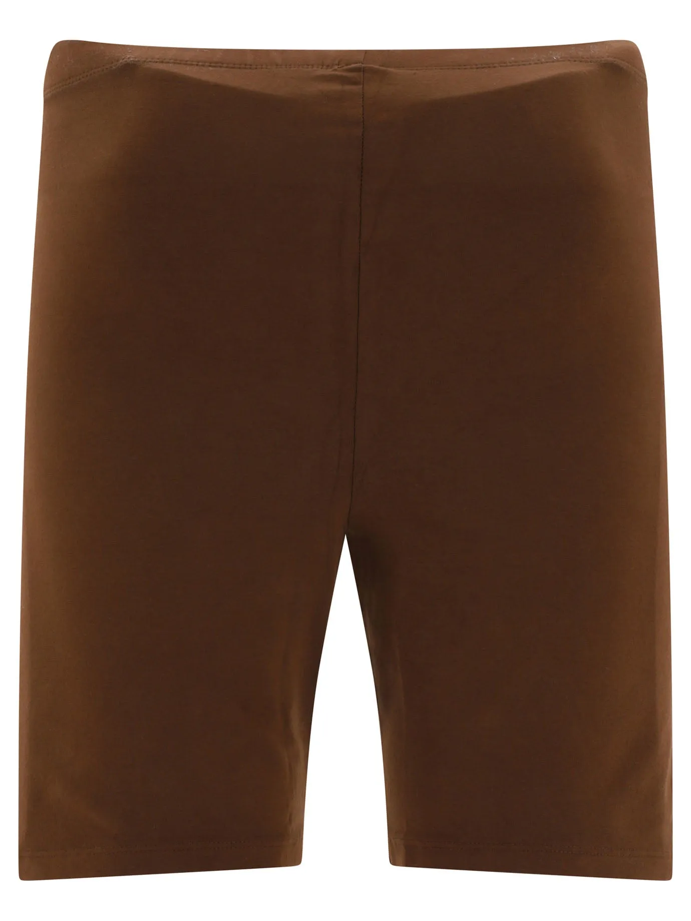 Sporty & Rich Logo Printed High Waist Shorts