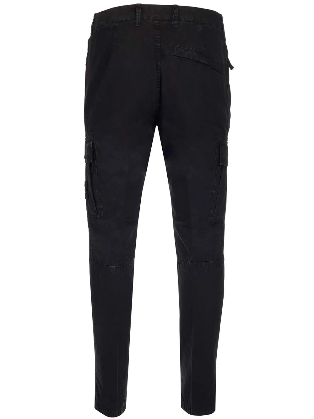 Stone Island Buttoned Logo Patch Cargo Pants