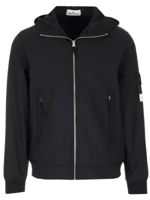 Stone Island Hooded Zip-Up Jacket