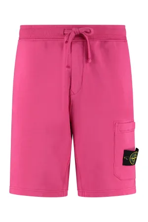 Stone Island Logo Patch Bermuda Shorts
