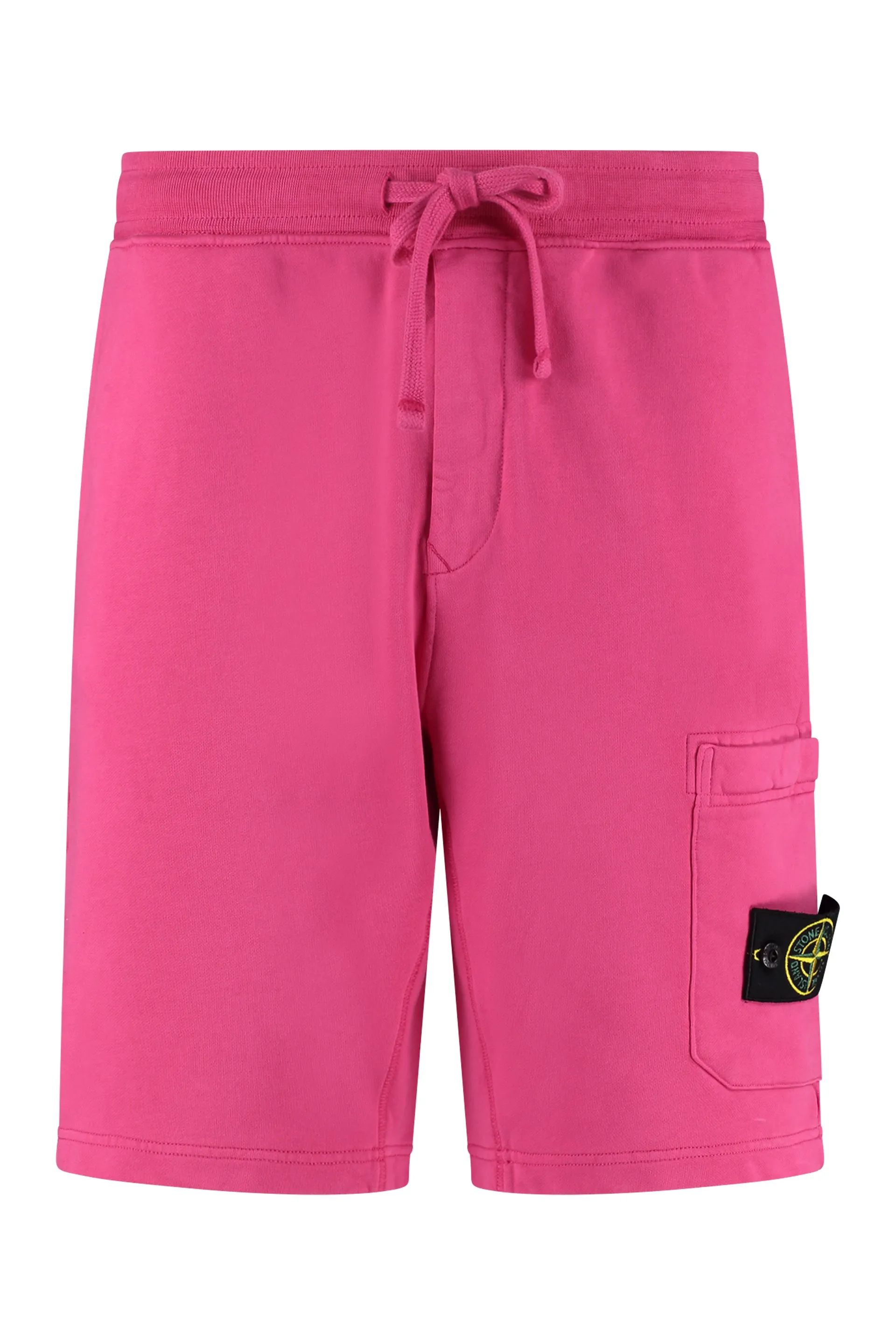 Stone Island Logo Patch Bermuda Shorts