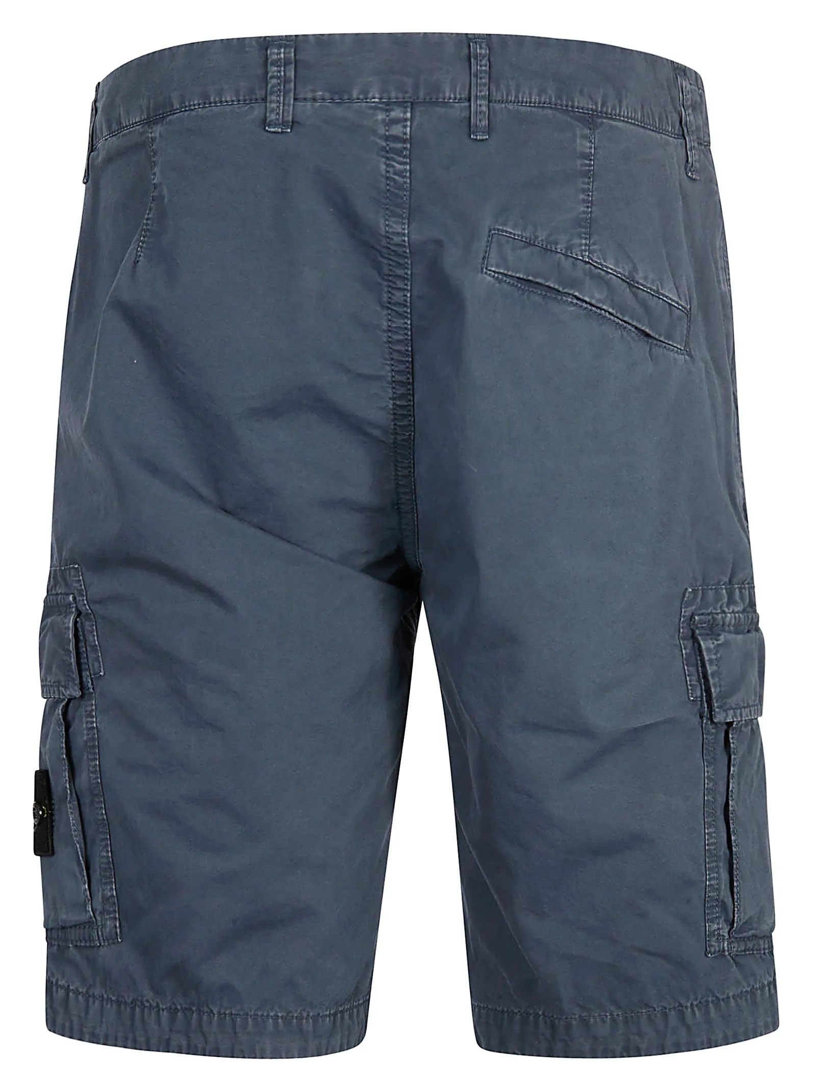 Stone Island Logo Patch Cargo Shorts