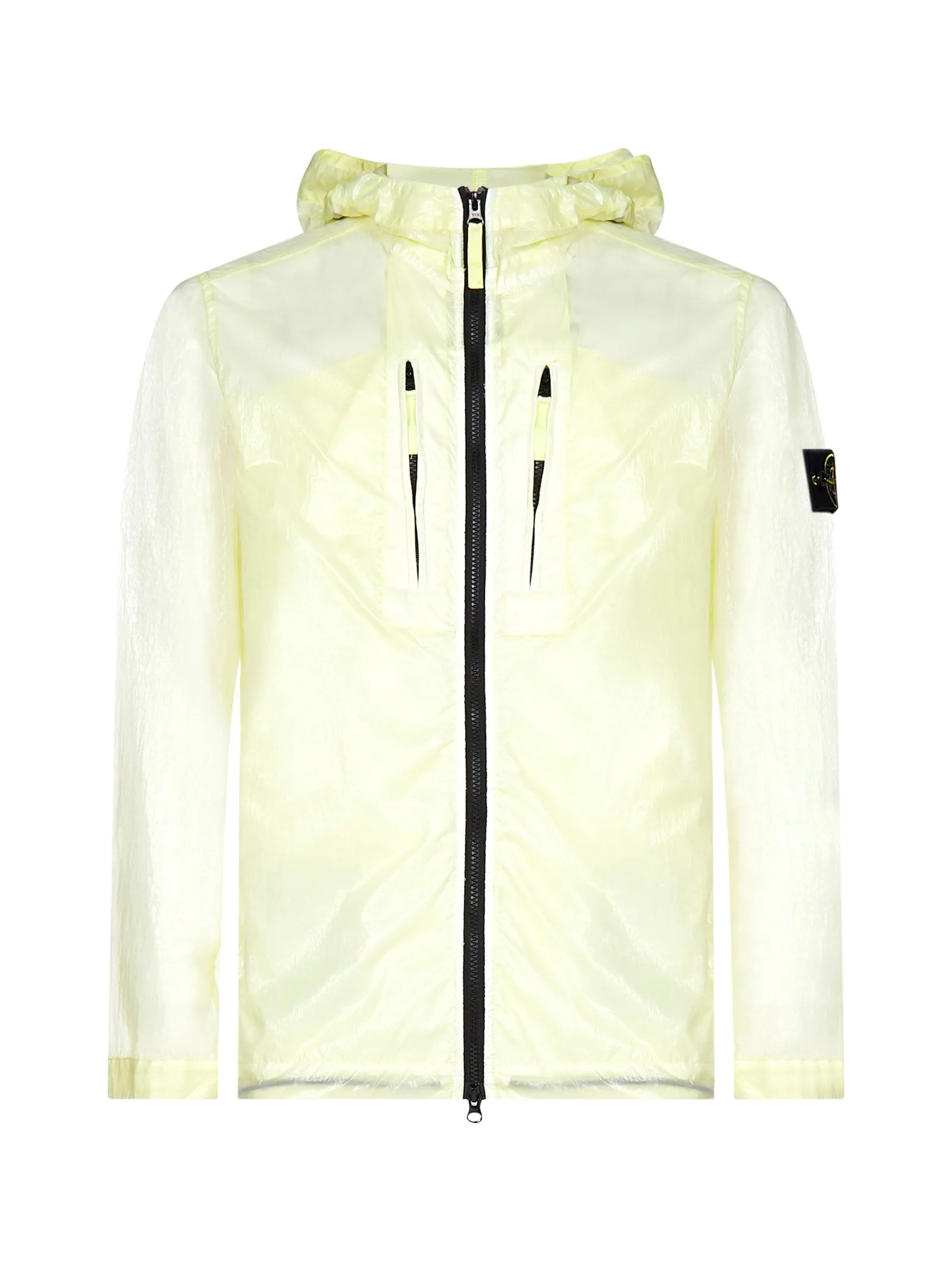 Stone Island Logo Patch Hooded Jacket