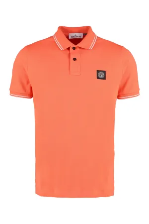 Stone Island Logo Patch Polo Shirt