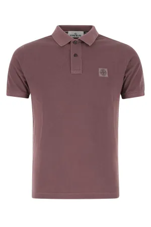 Stone Island Logo-Patch Short-Sleeved Polo Shirt