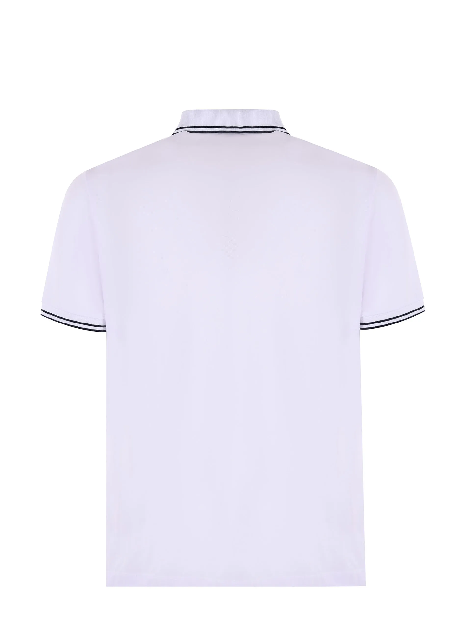 Stone Island Logo Patch Short Sleeved Polo Shirt