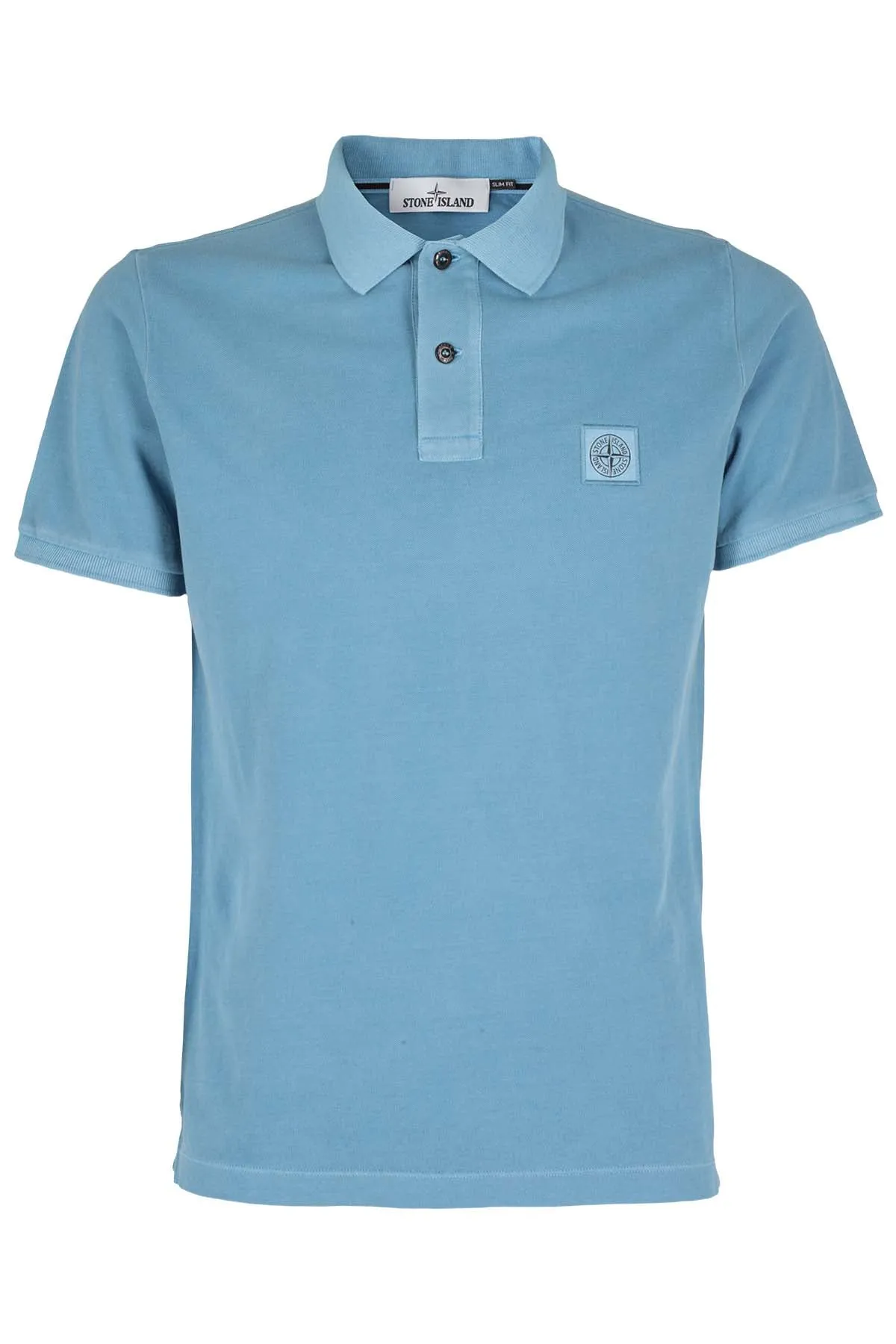 Stone Island Logo-Patch Short-Sleeved Polo Shirt