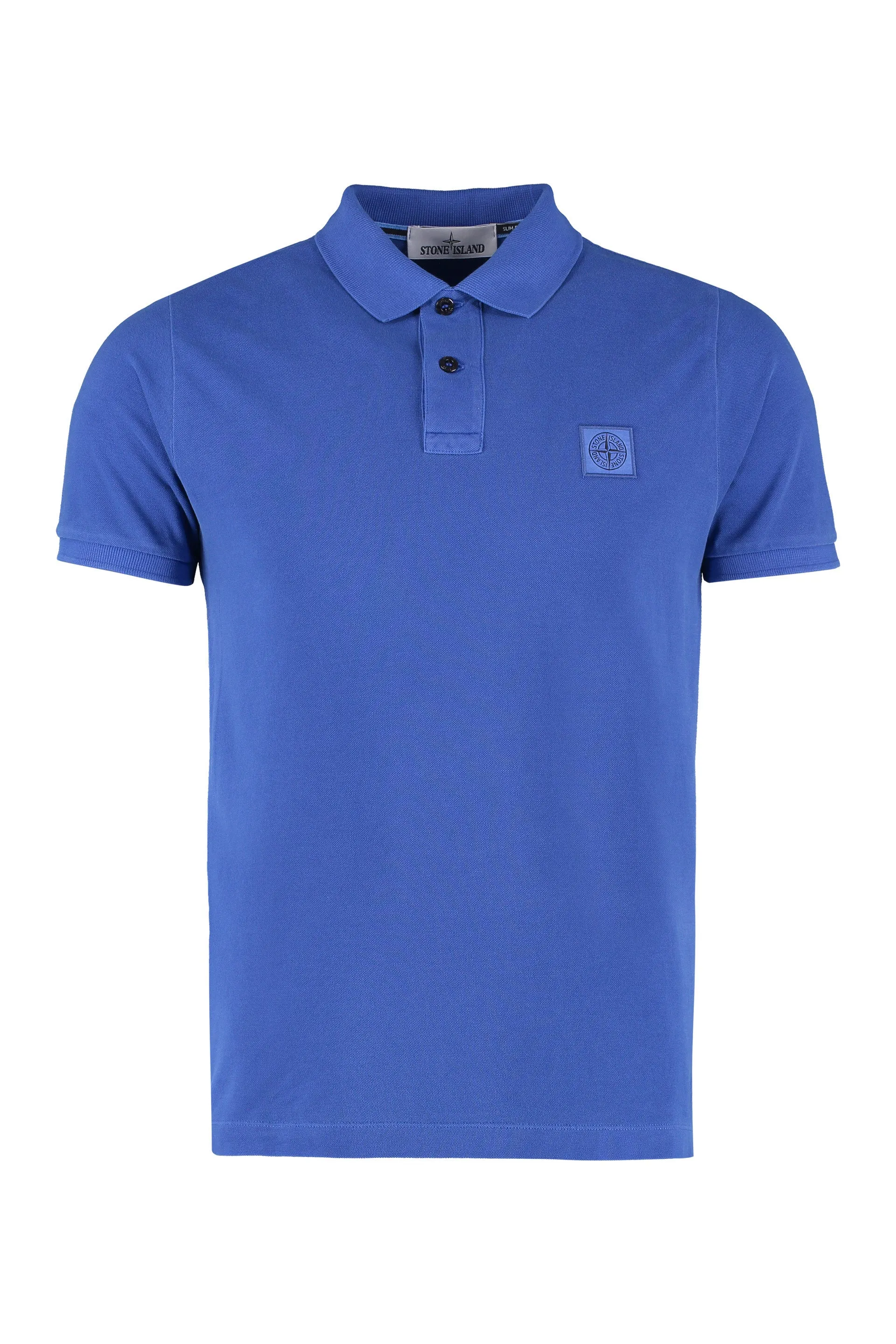 Stone Island Logo-Patch Short-Sleeved Polo Shirt