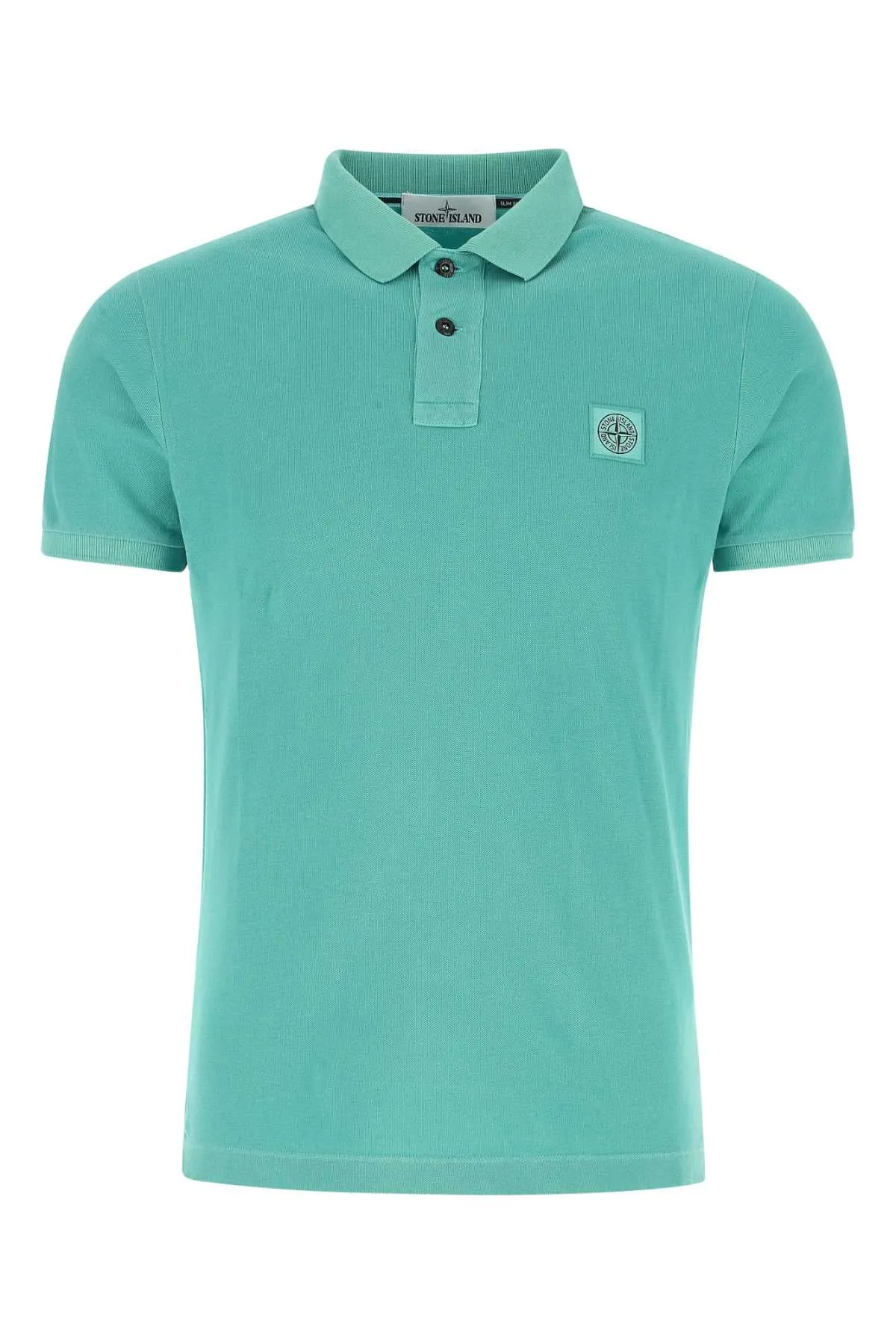 Stone Island Logo-Patch Short-Sleeved Polo Shirt