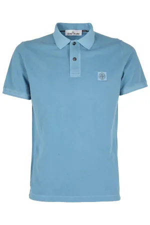 Stone Island Logo-Patch Short-Sleeved Polo Shirt