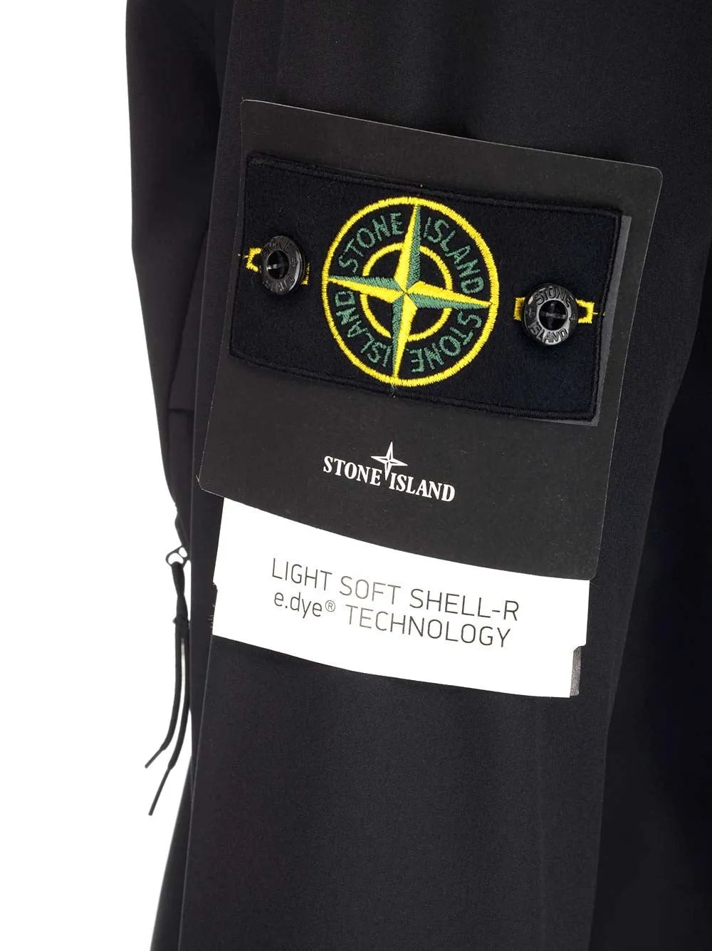 Stone Island Logo Patch Zip-Up Jacket