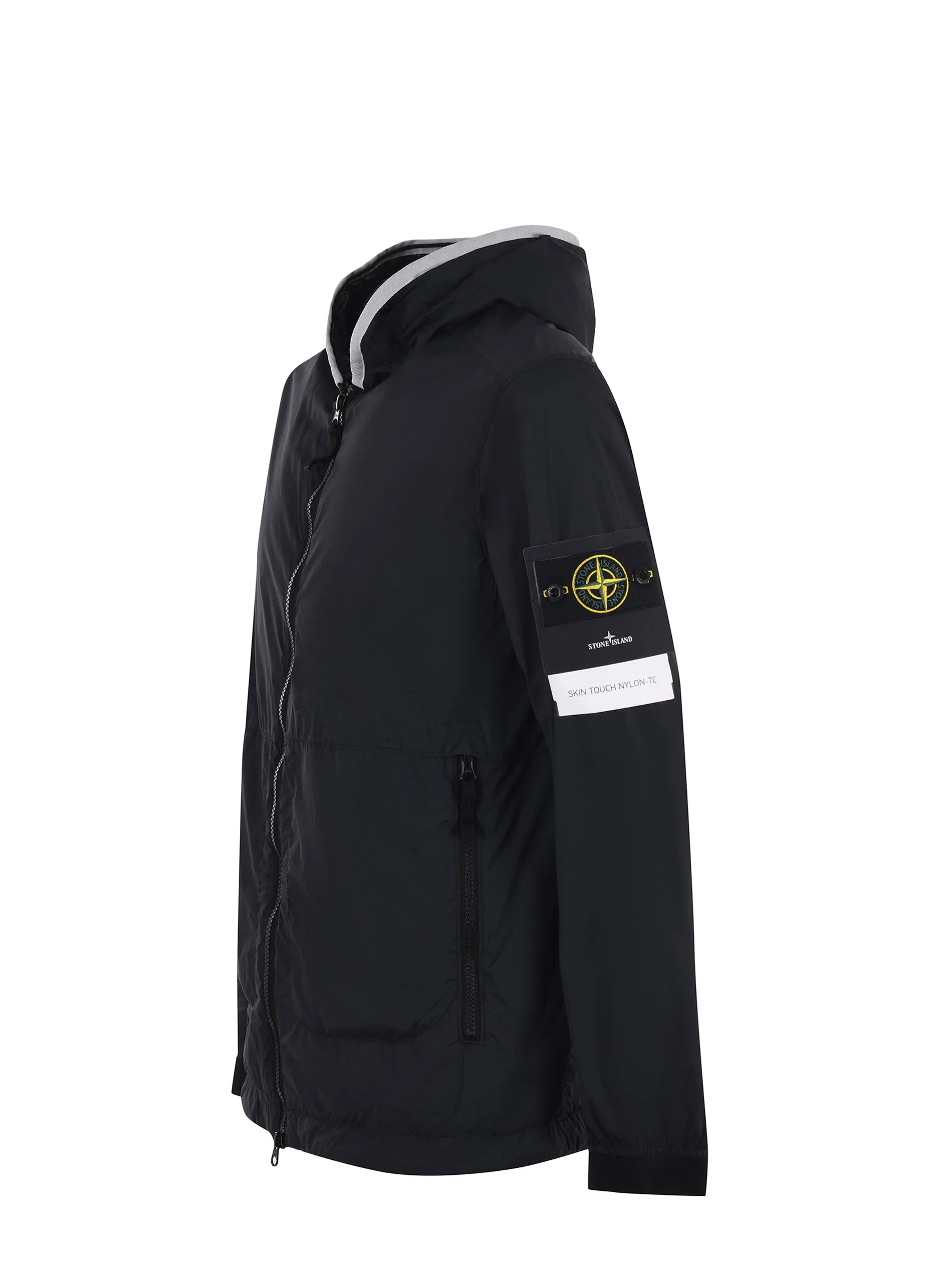Stone Island Logo Patch Zipped Padded Jacket