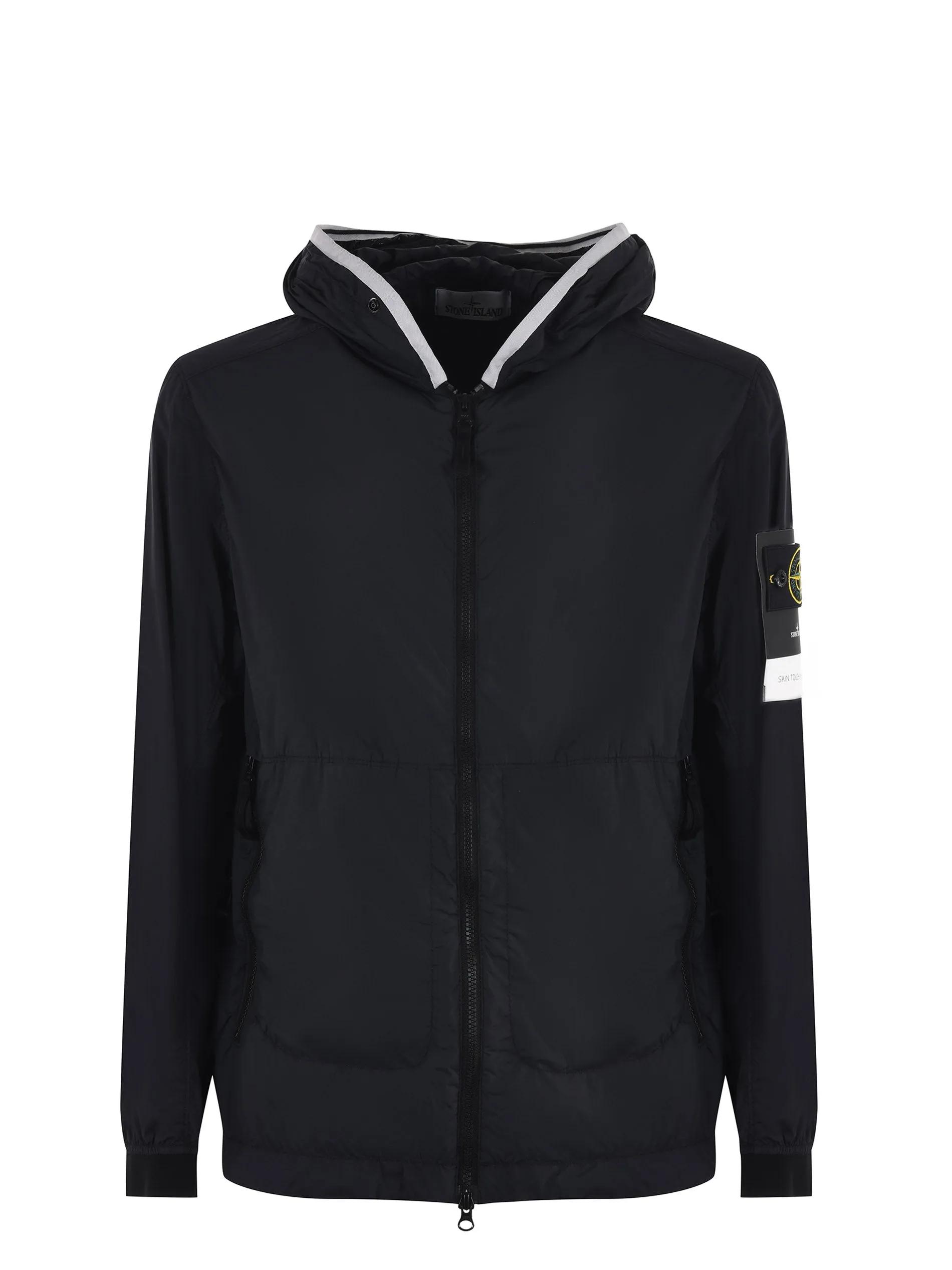 Stone Island Logo Patch Zipped Padded Jacket