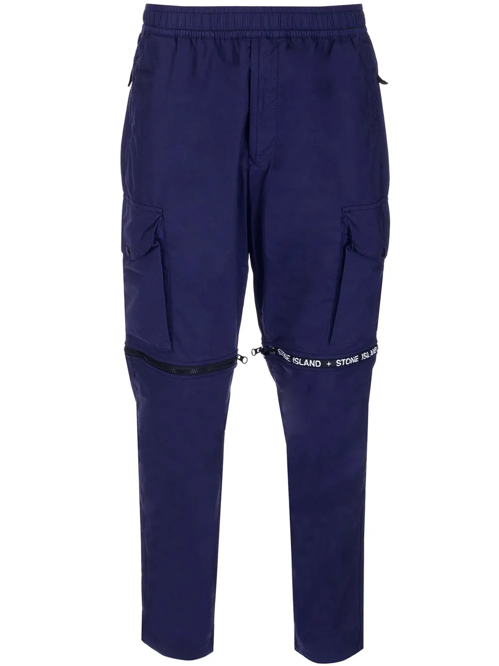 Stone Island Logo Printed Cargo Pants