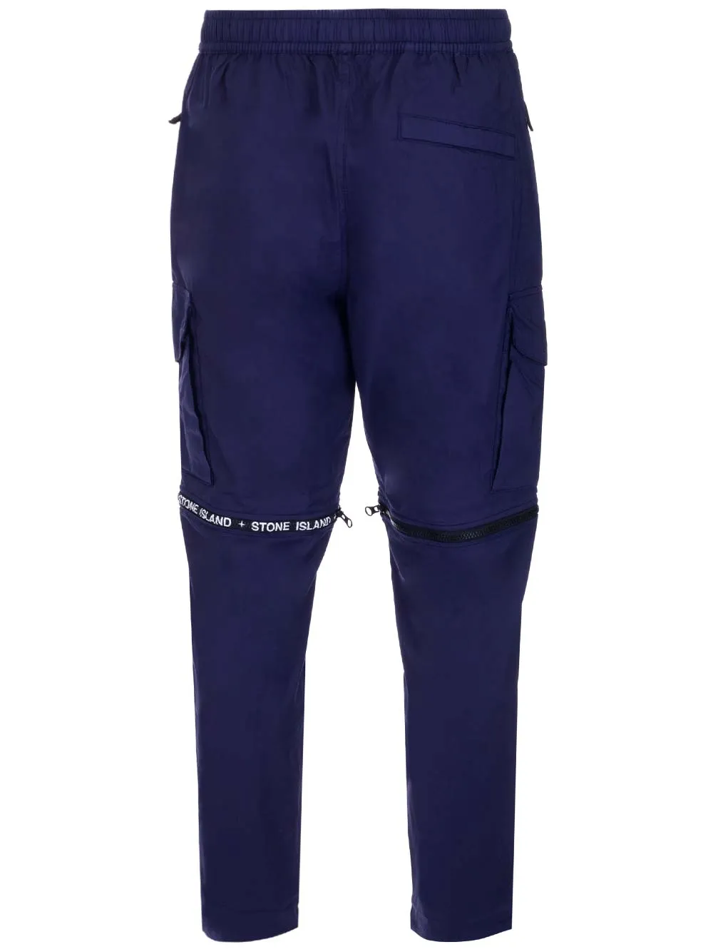 Stone Island Logo Printed Cargo Pants