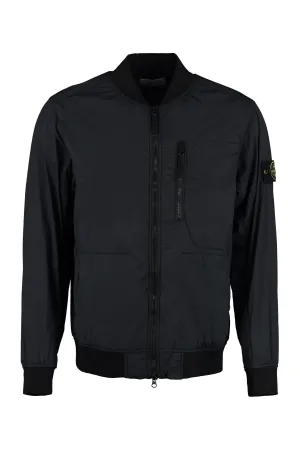 Stone Island Logo Ptach Zipped Jacket