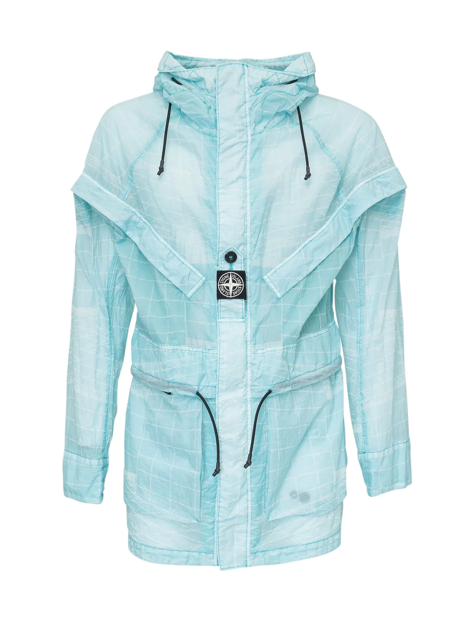 Stone Island Reflective Grid Drawstring Jacket