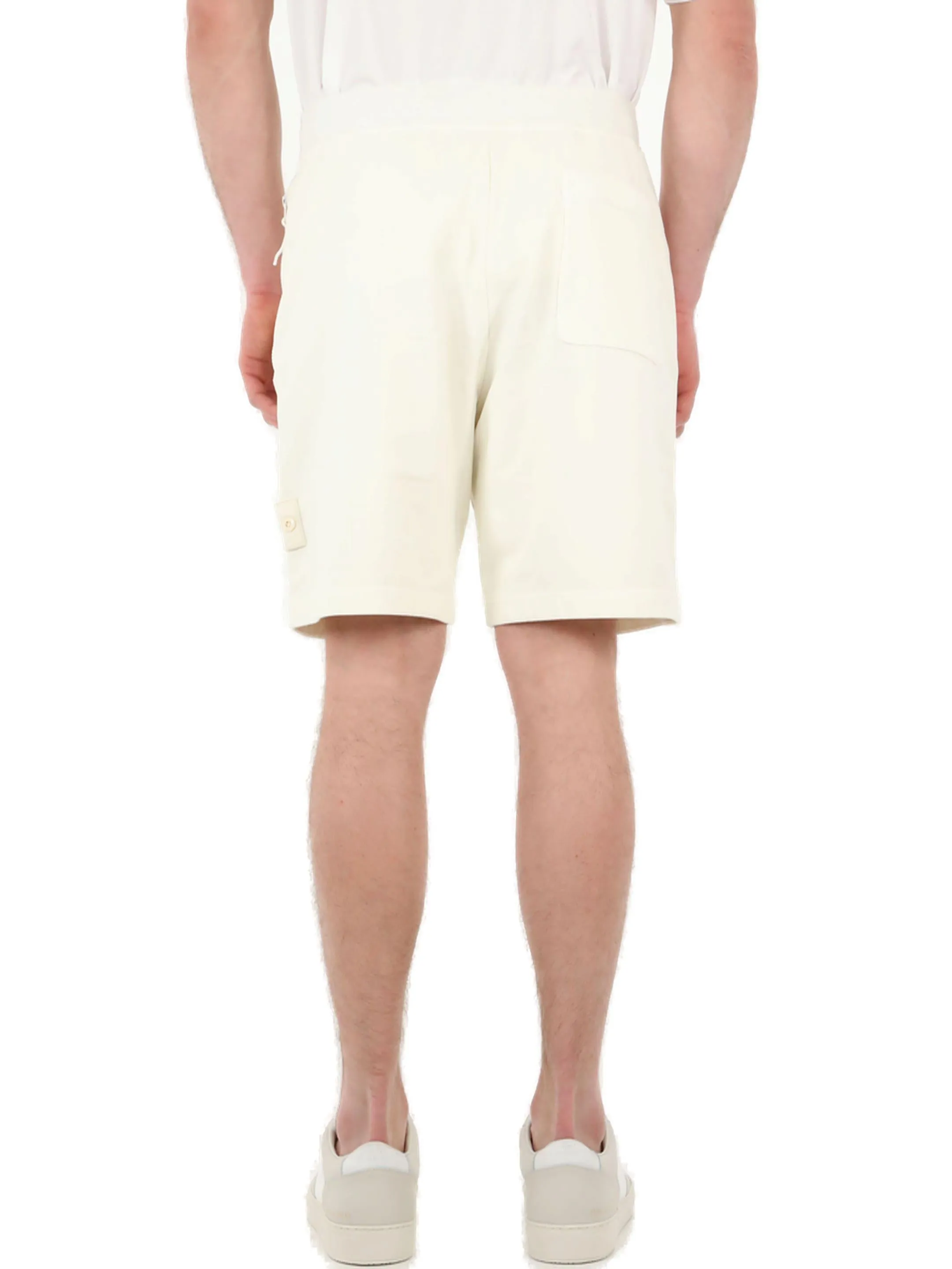 Stone Island Zip Detailed Shorts