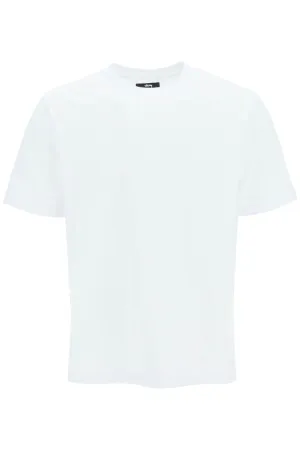 Stssy Logo Embroidered Crewneck T-Shirt