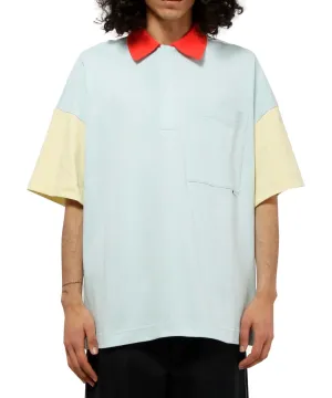 Sunnei Colour-Block Straight Hem Polo Shirt