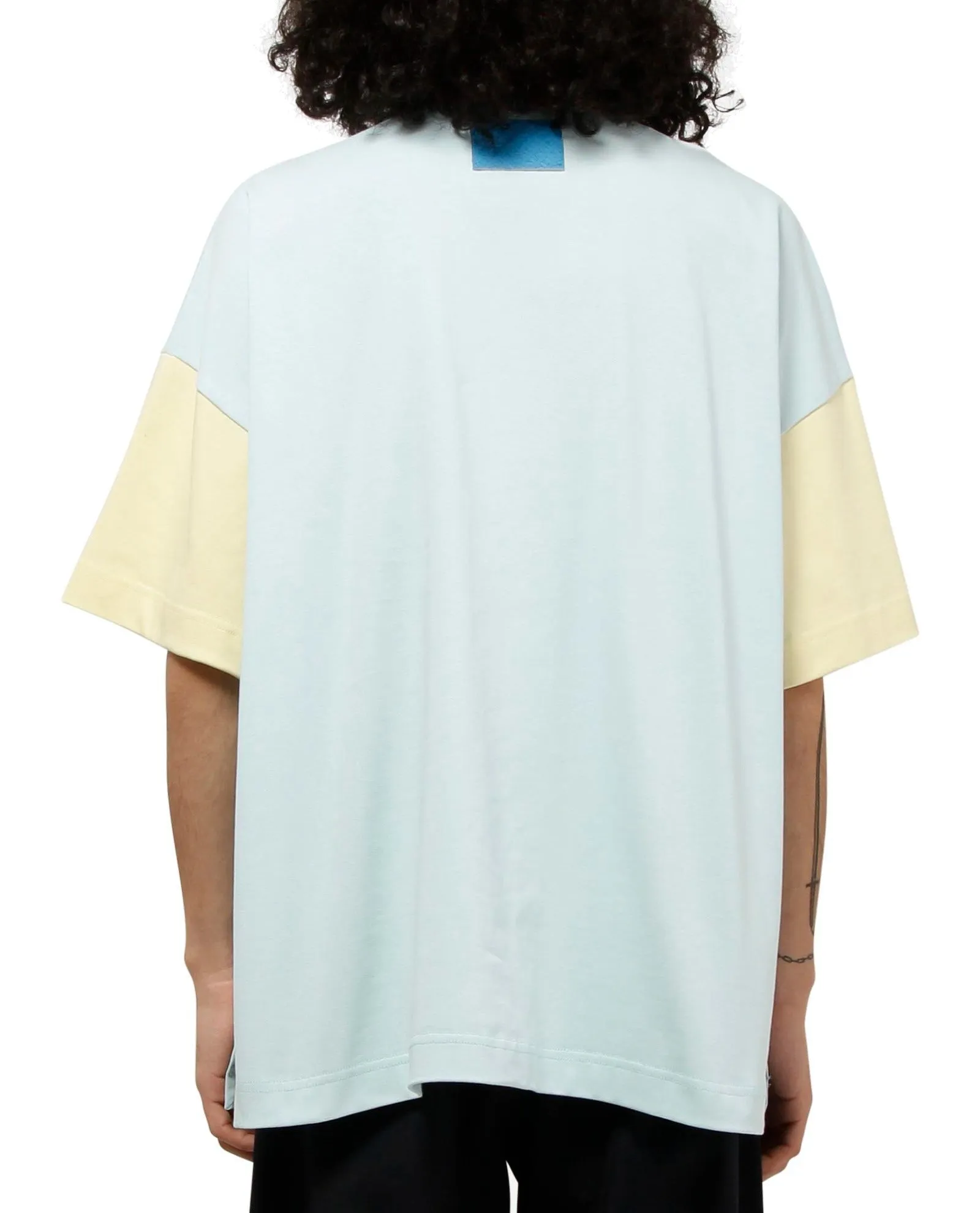 Sunnei Colour-Block Straight Hem Polo Shirt